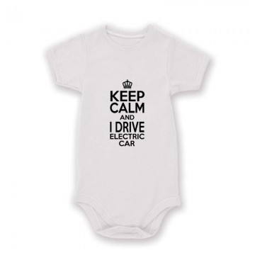 Keep calm - electric car Baby Body