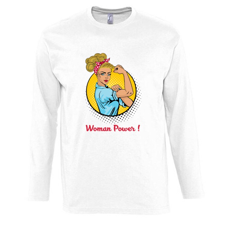 Woman Power Hosszú Ujjú Póló