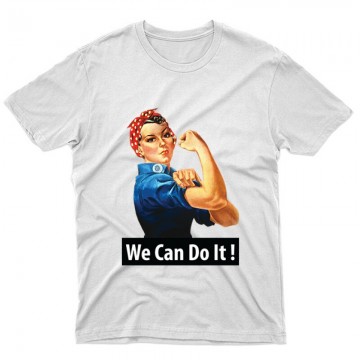 We Can Do It Real Unisex Póló