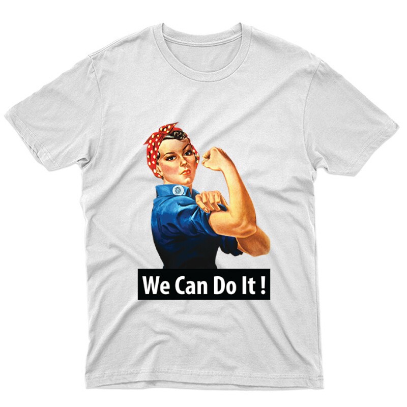 We Can Do It Real Unisex Póló