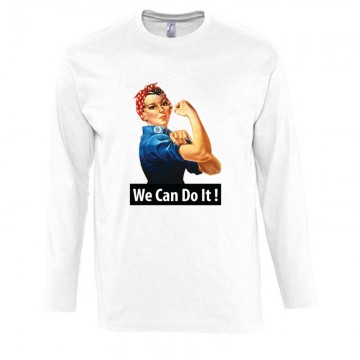 We Can Do It Real Hosszú Ujjú Póló