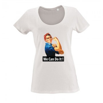 We Can Do It Real Női O Nyakú Póló