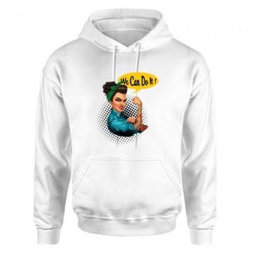 We Can Do It Unisex Kapucnis Pulcsi