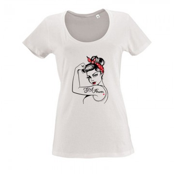 Girl Power Női O Nyakú Póló