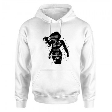 Okosabb mint Barbi Erősebb mint Ken Unisex Kapucnis Pulcsi