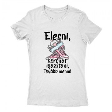 Elesni, Koronát igazítani Női Póló