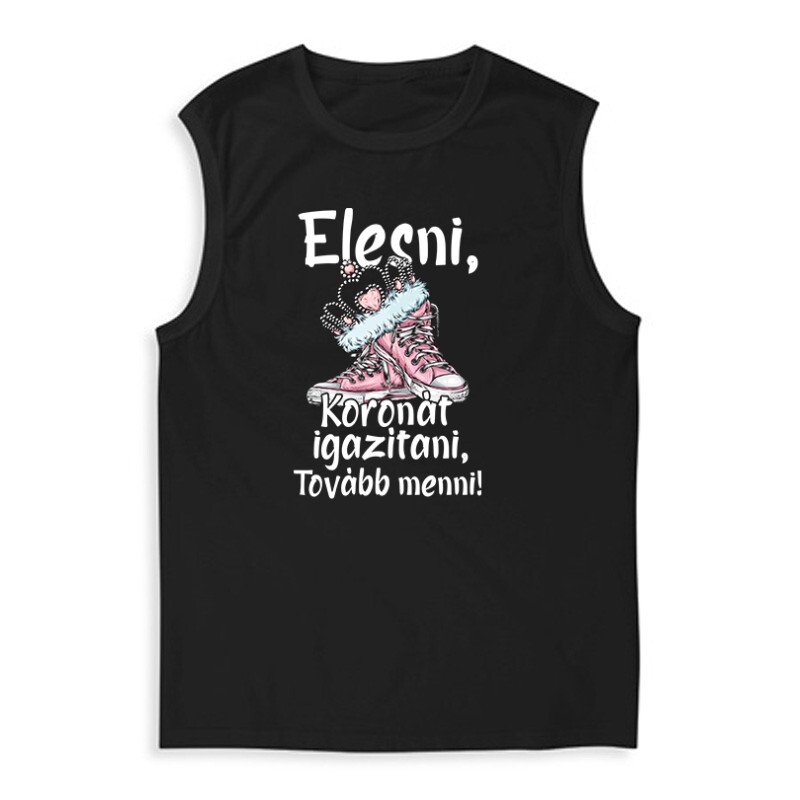 Elesni, Koronát igazítani Férfi Trikó