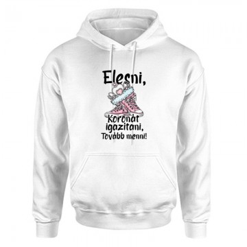 Elesni, Koronát igazítani Unisex Kapucnis Pulcsi