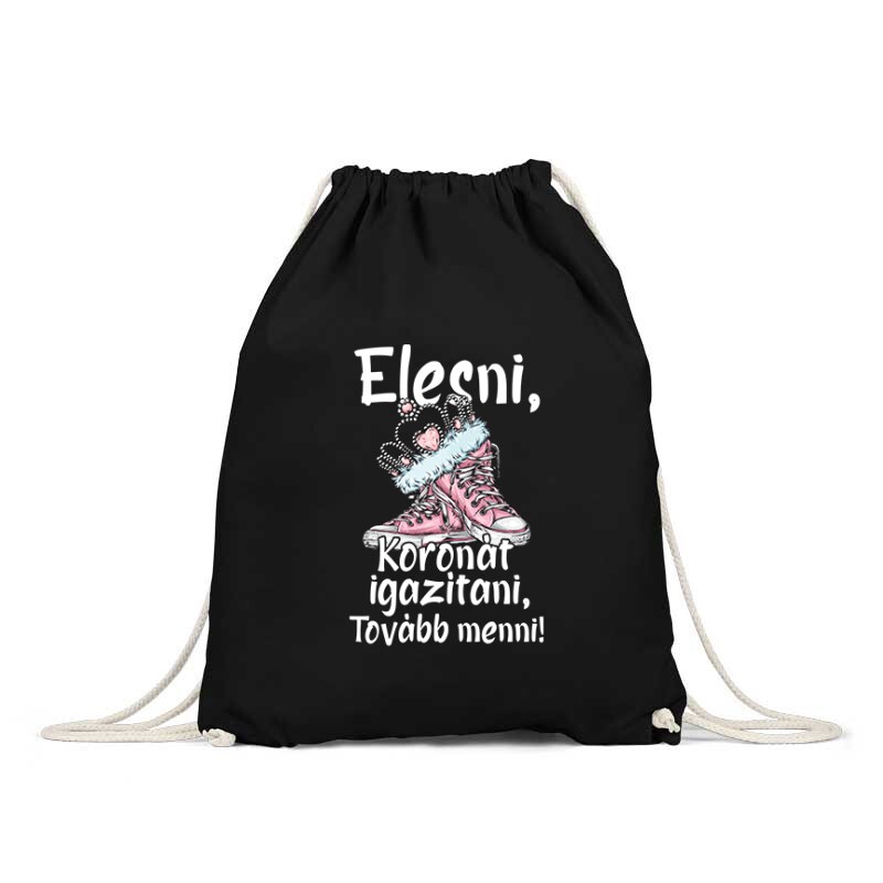 Elesni, Koronát igazítani Hátizsák