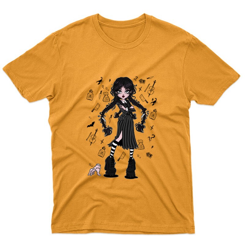 Wednesday and Thing Unisex Póló