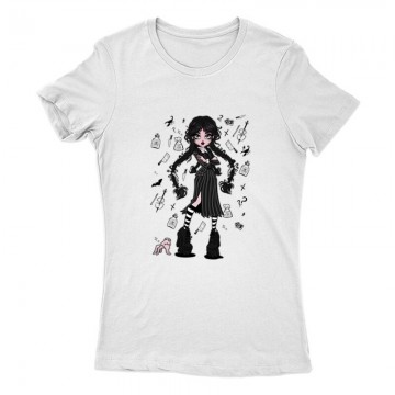 Wednesday and Thing Női Póló