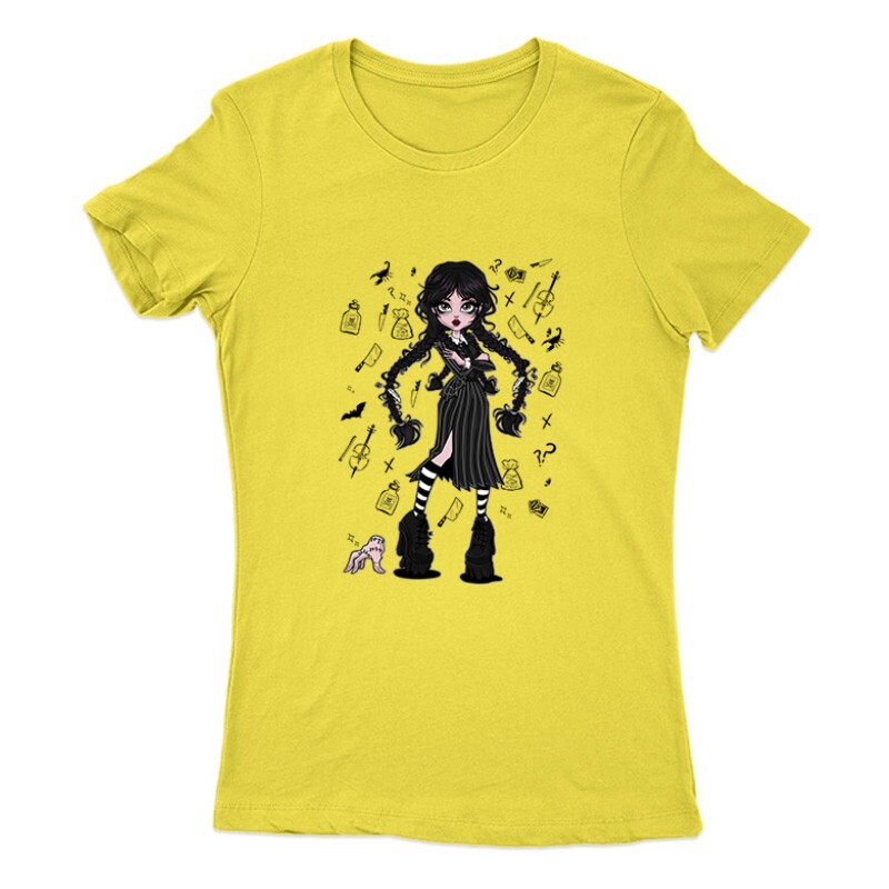 Wednesday and Thing Női Póló