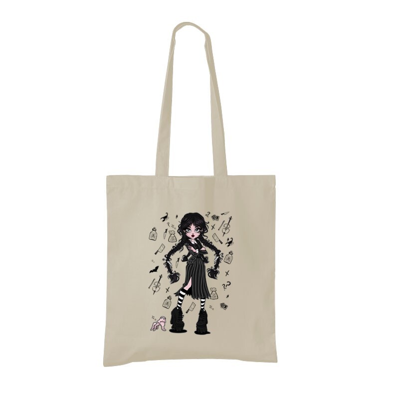 Wednesday and Thing Bevásárló Táska