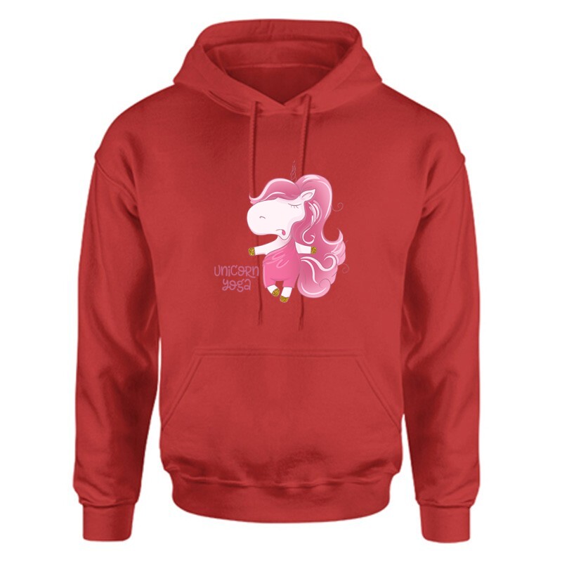 Unicorn Joga Unisex Kapucnis Pulcsi