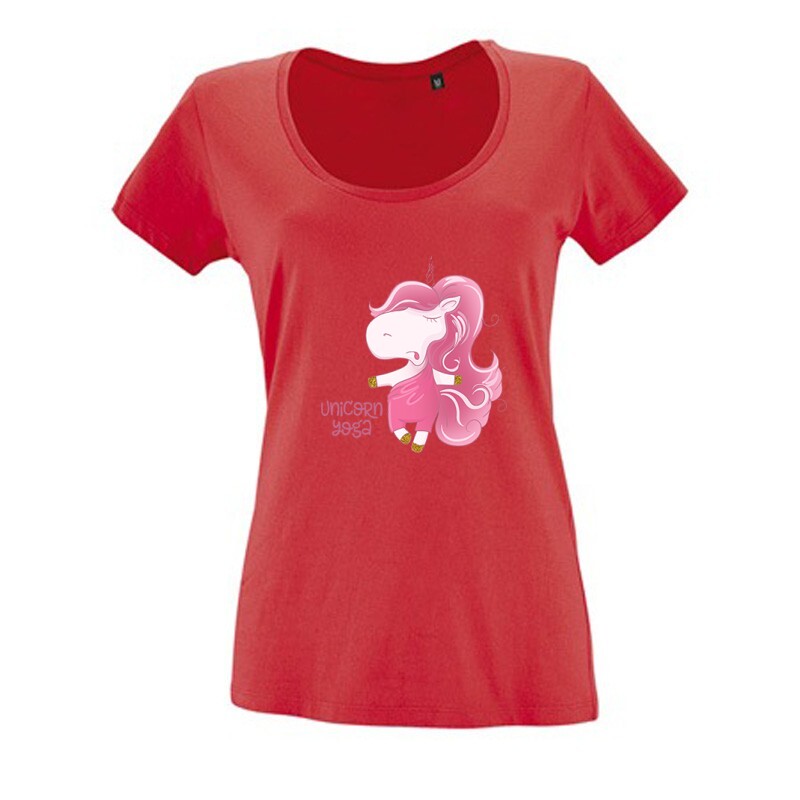 Unicorn Joga Női O Nyakú Póló