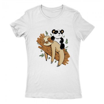 Lajhár és Panda Női Póló