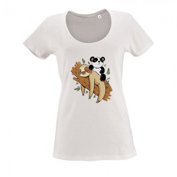 Lajhár és Panda Női O Nyakú...