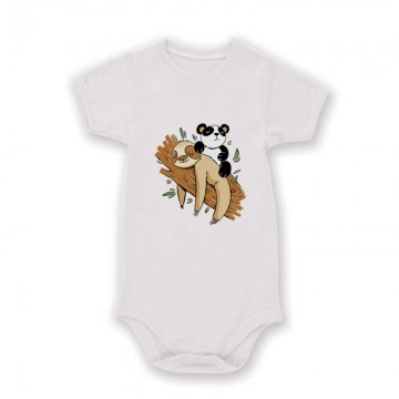 Lajhár és Panda Baby Body