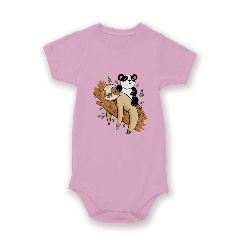 Lajhár és Panda Baby Body