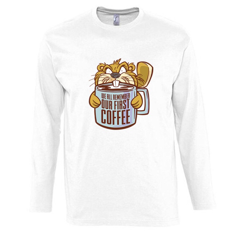 Hód Coffee Hosszú Ujjú Póló