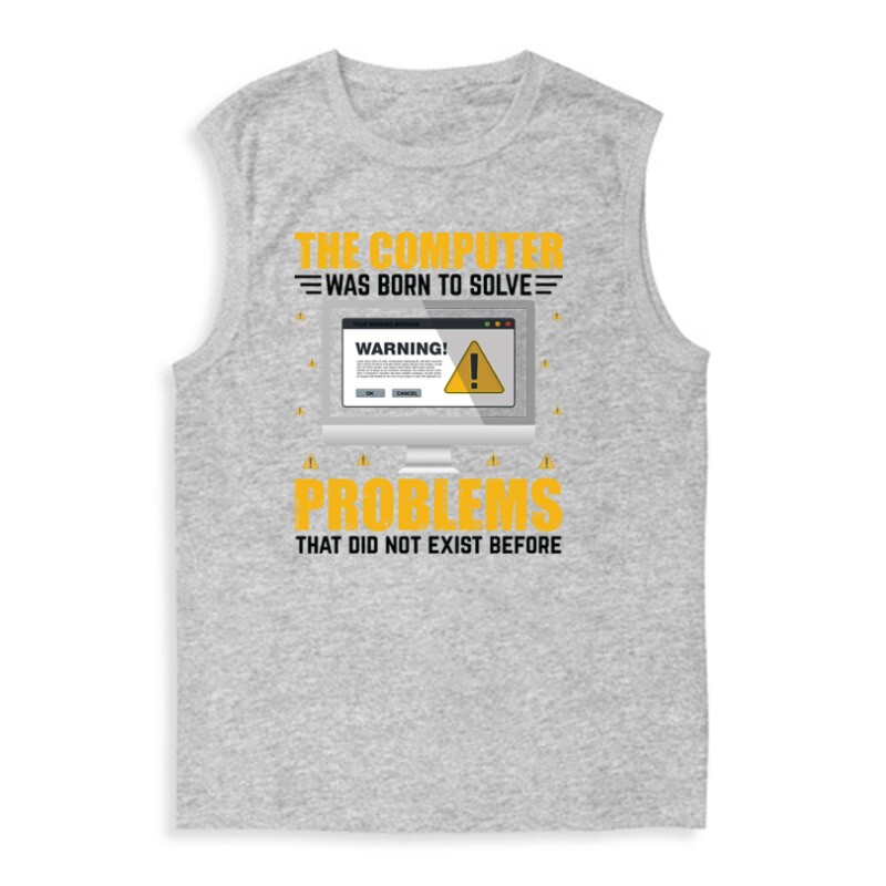 The Computer was born to solve Férfi Trikó