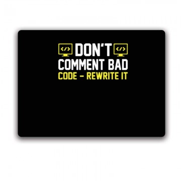 Don't comment bad Egérpad