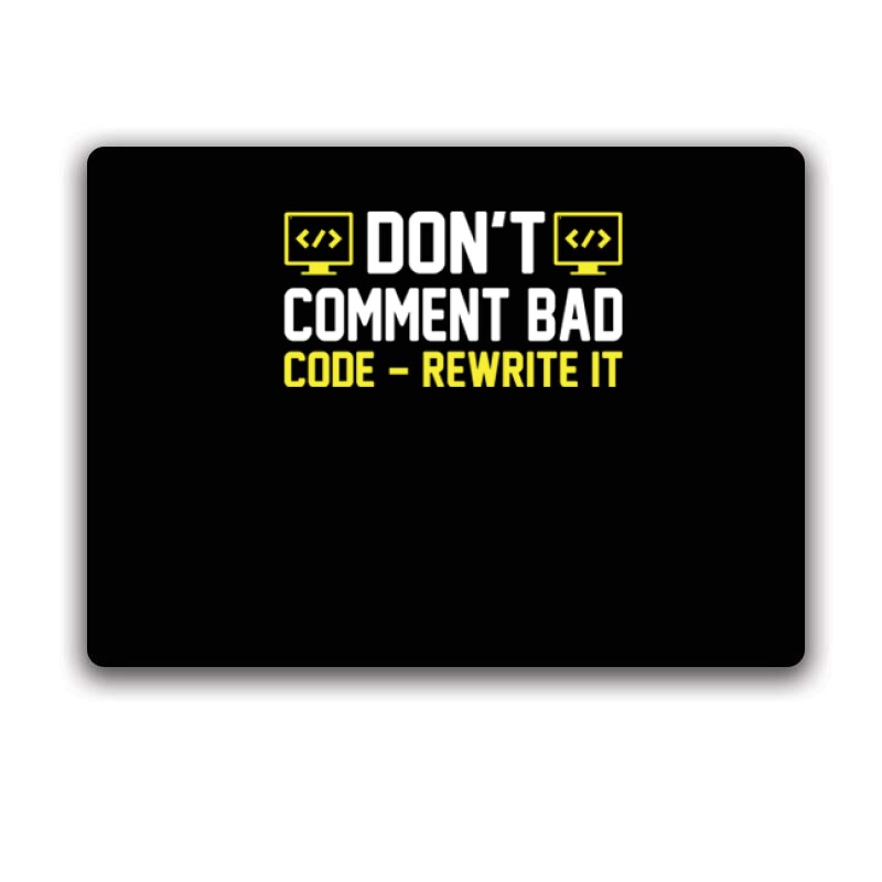 Don't comment bad Egérpad