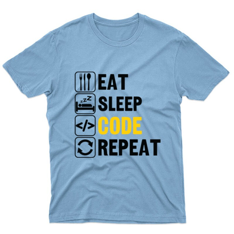 Eat sleep Code Unisex Póló