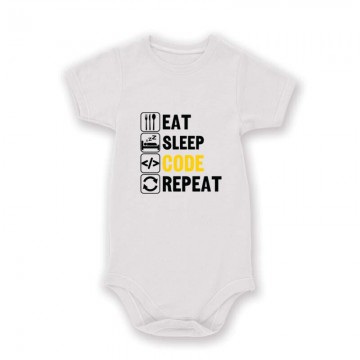 Eat sleep Code Baby Body