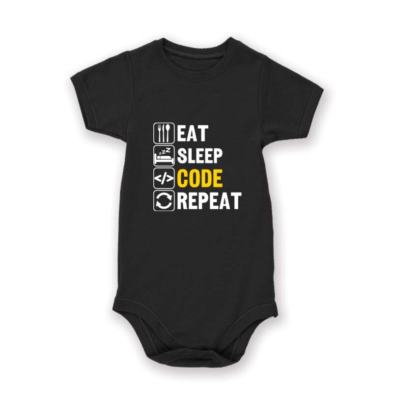 Eat sleep Code Baby Body