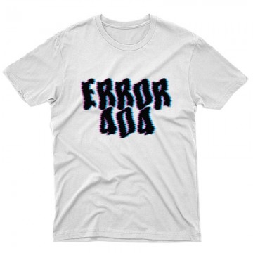 Error 404 glitch Unisex Póló