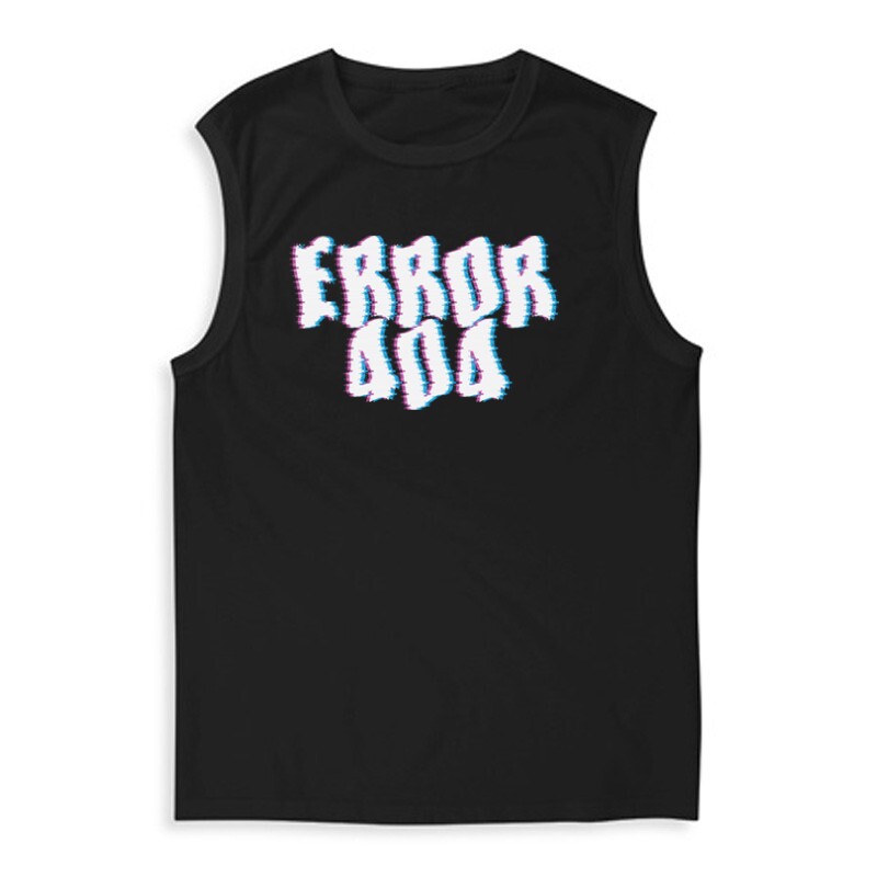 Error 404 glitch Férfi Trikó