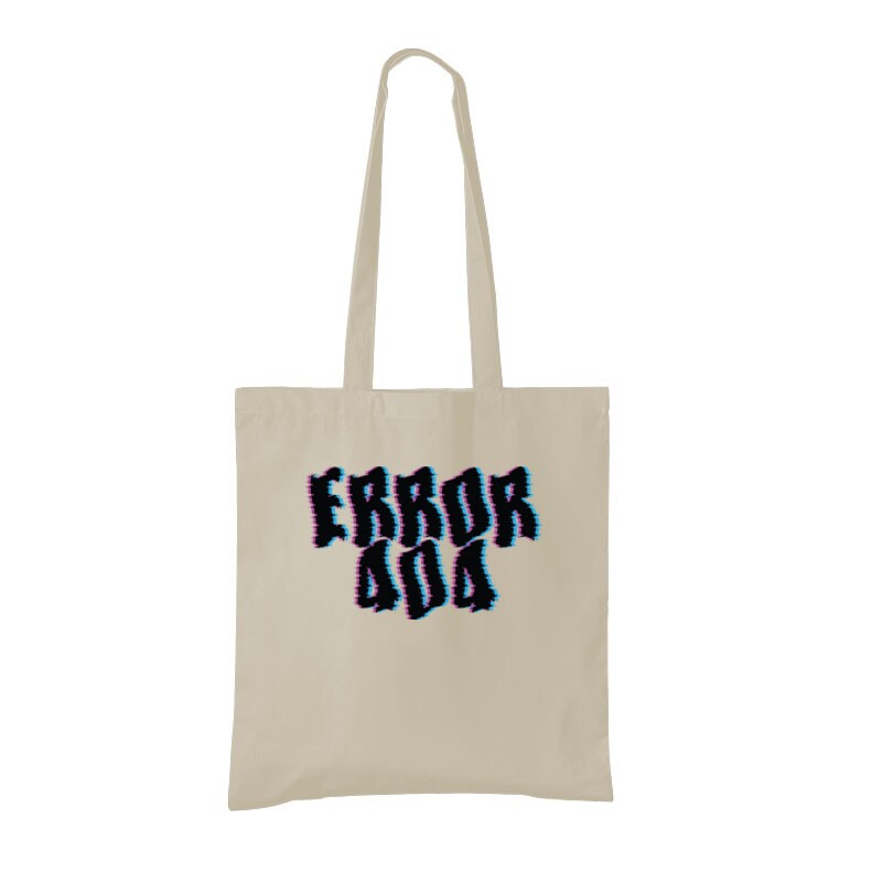 Error 404 glitch Bevásárló Táska