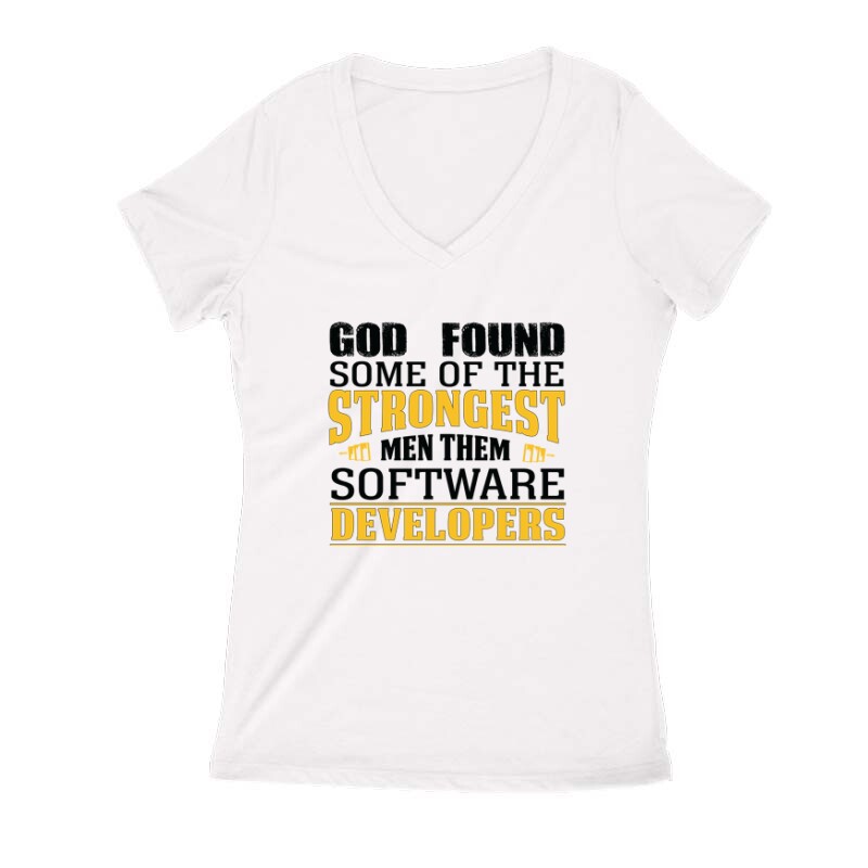 God found Női V Kivágott póló