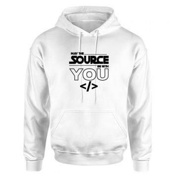 Source Unisex Kapucnis Pulcsi