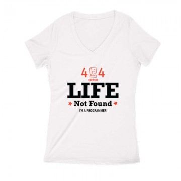 Error life Női V Kivágott póló