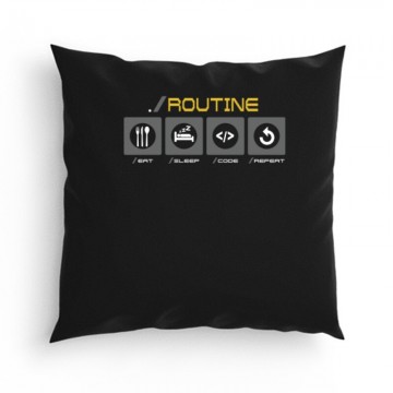 Routine Eat Sleep... Párna