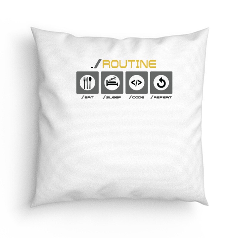 Routine Eat Sleep ... Párna