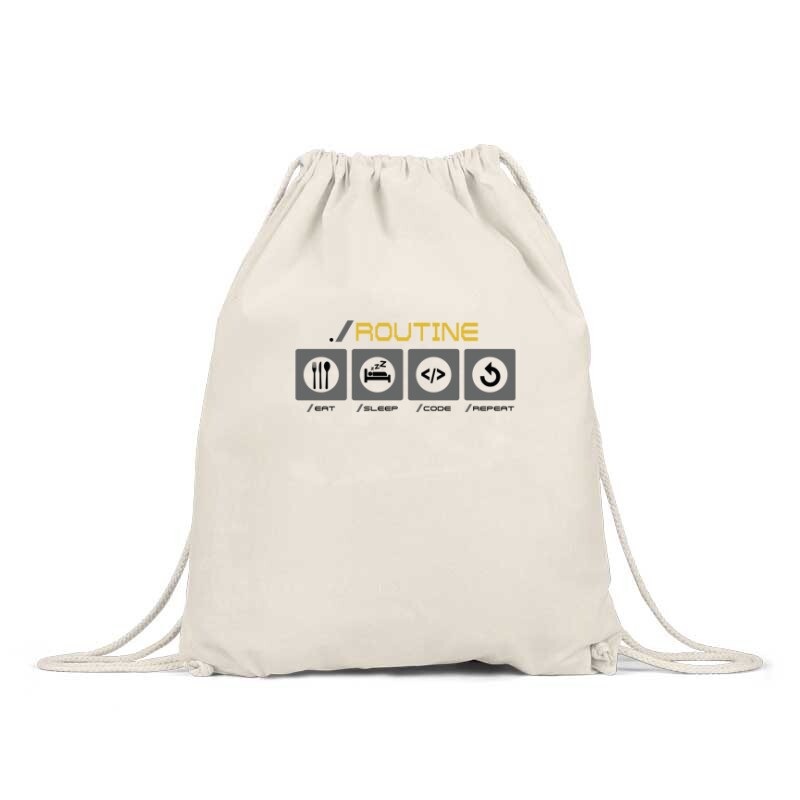 Routine Eat Sleep ... Hátizsák