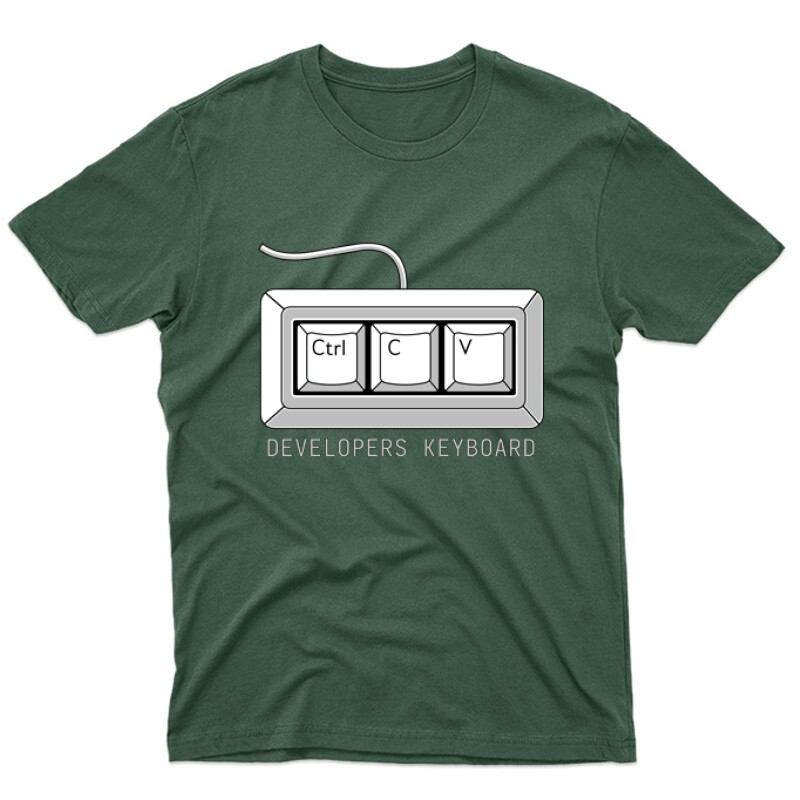 Developers keyboard Unisex Póló