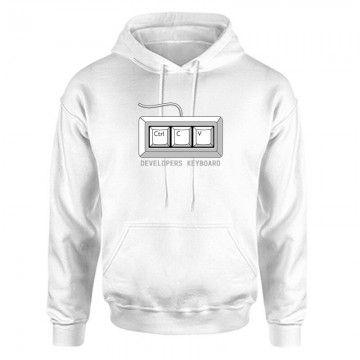 Developers keyboard Unisex Kapucnis Pulcsi