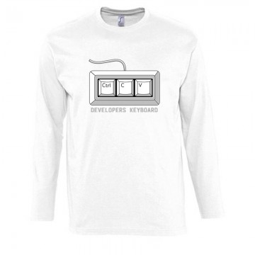 Developers keyboard Hosszú Ujjú Póló