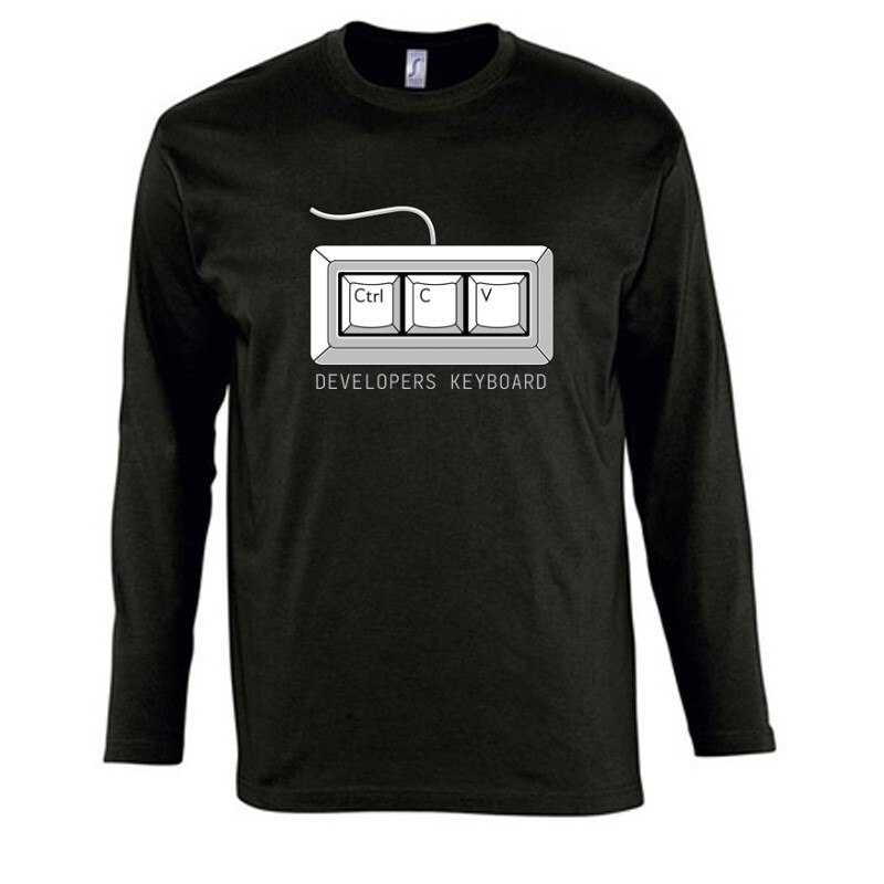 Developers keyboard Hosszú Ujjú Póló