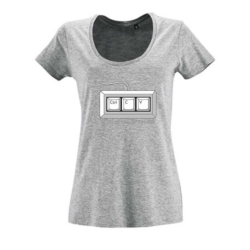 Developers keyboard Női O Nyakú Póló