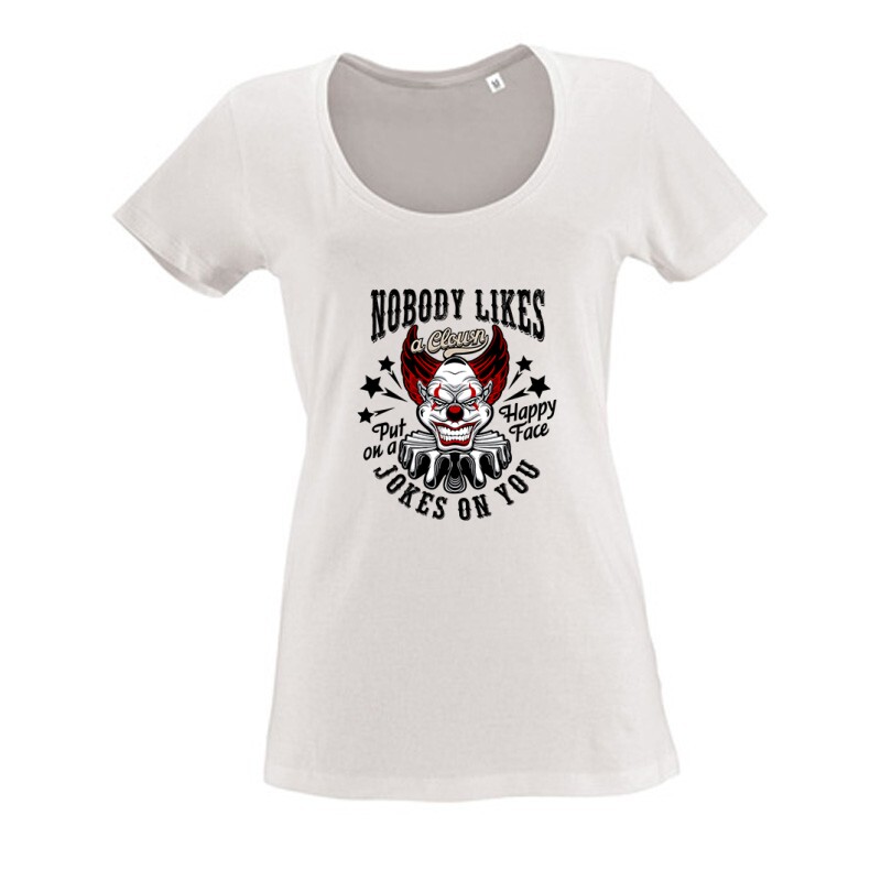 Nobody Likes (IT) Női O Nyakú Póló