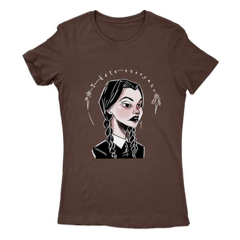 Wednesday - I hate Női Póló