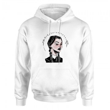 Wednesday - I hate Unisex Kapucnis Pulcsi