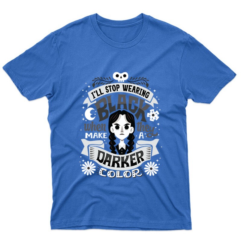 Wednesday Darker Color Unisex Póló