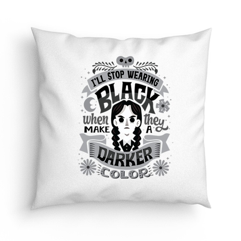 Wednesday Darker Color Párna