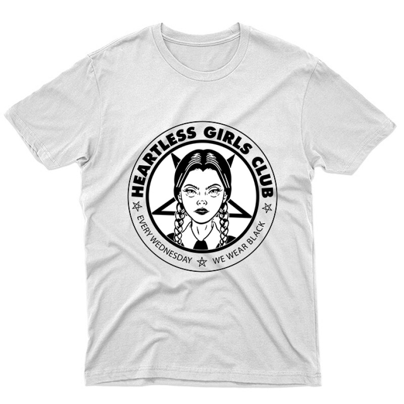 Wednesday Heartless Girl Club Unisex Póló